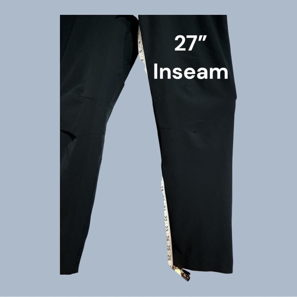 NWOT Fabletics The Only Pants Stretchy Black Men’s Size Small - Picture 3 of 9